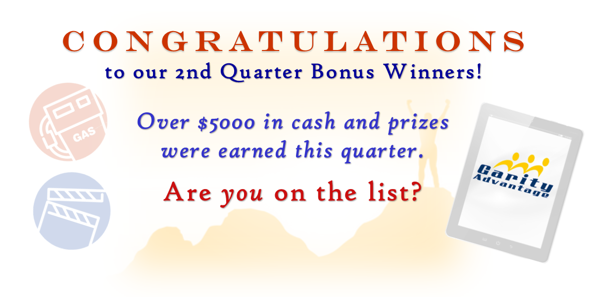 2nd Quarter Bonus Winners