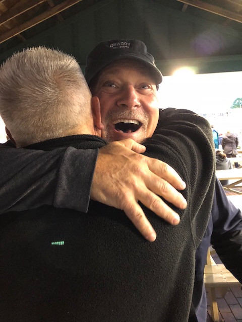 IMG_0739-ME Broker Appreciation-Ray Vallee hugging Rick George